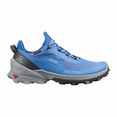 Női Salomon CROSS OVER GORE-TEX Túracipő SA6274095 Kék